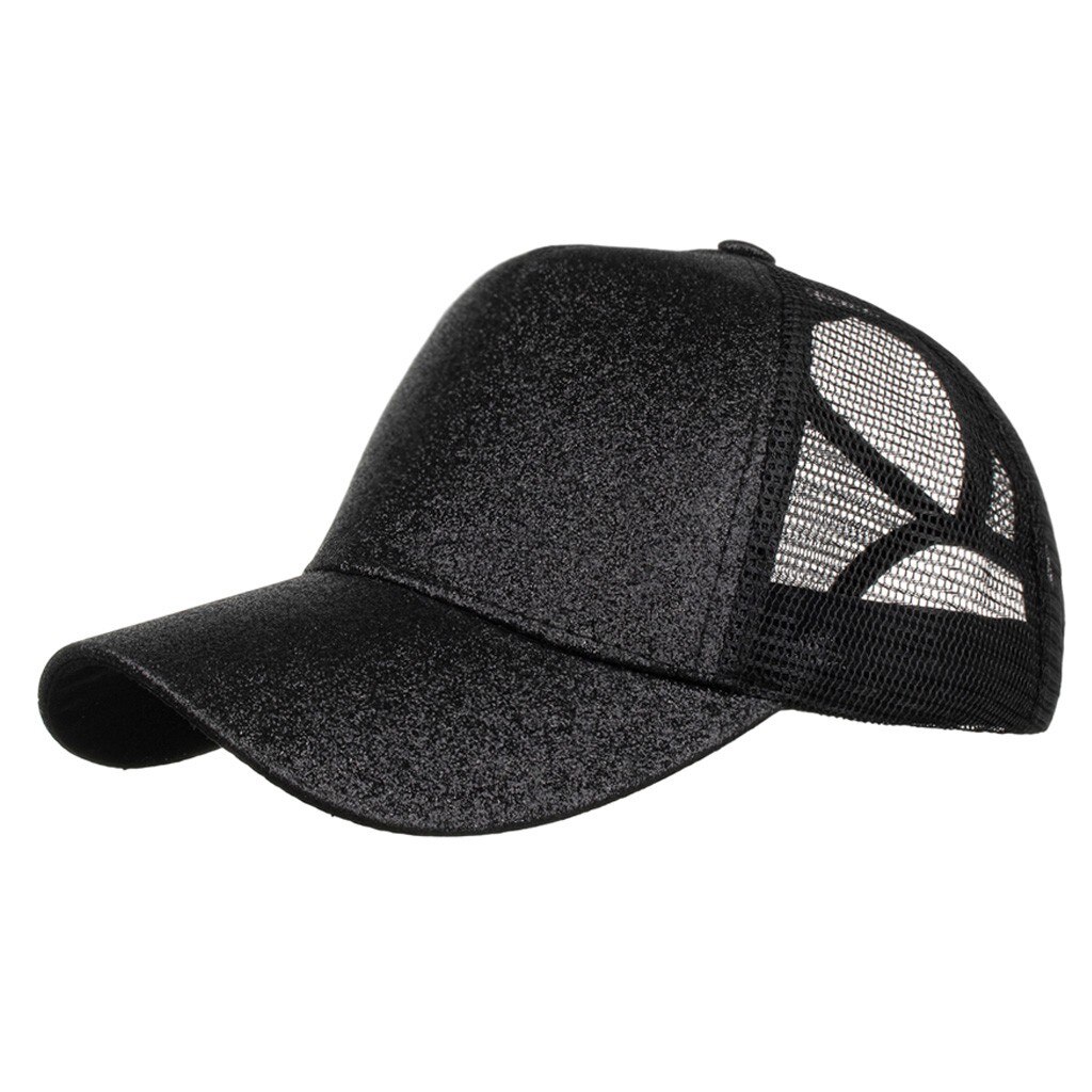 Summer Baseball Cap Unisex Mesh Breathable Hip Hop Hat men Cap Unisex Adjustable Sport Hats Dad Hat Bone truck cap gorro #3: BK