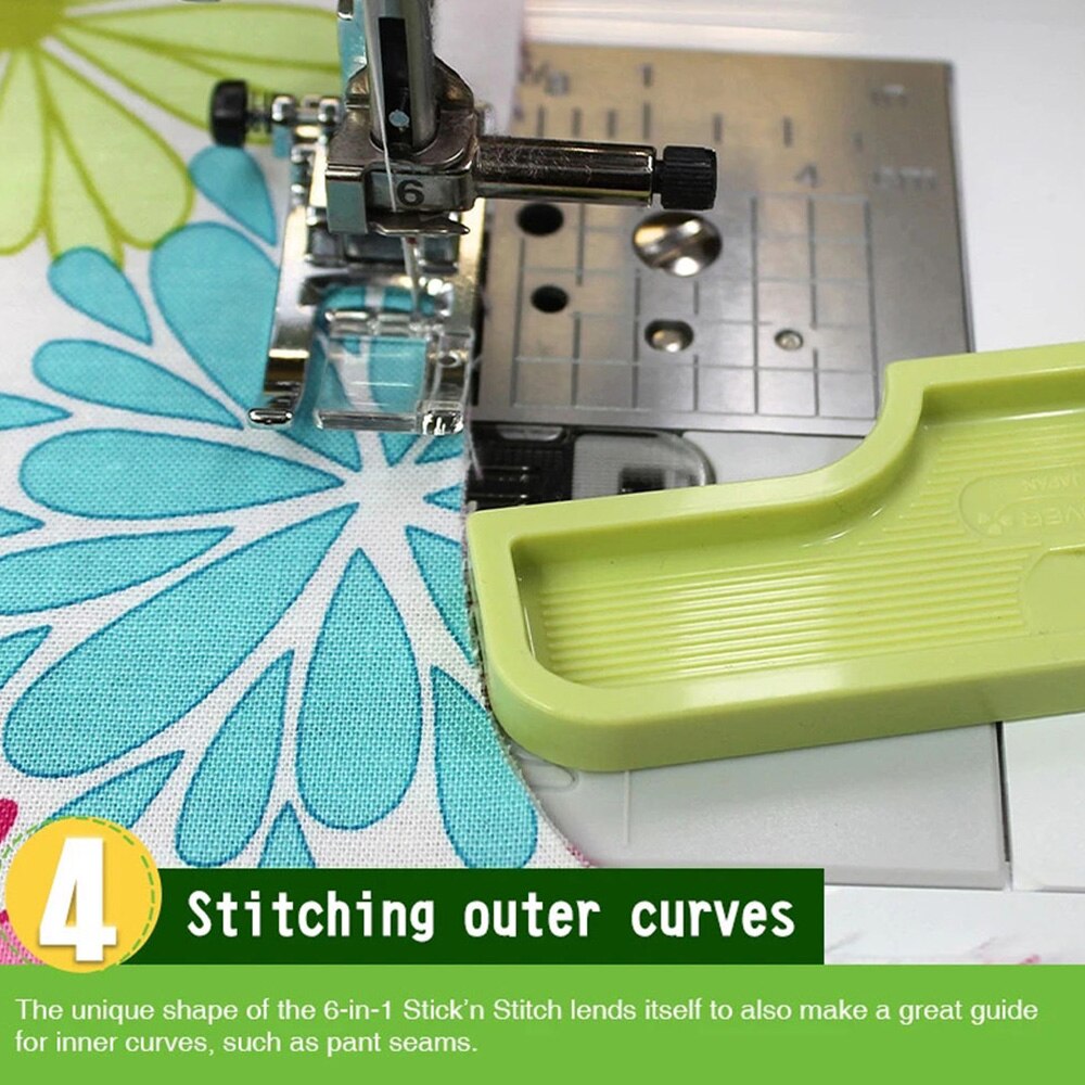 Multi-functional Sewing Seam Guide Positioning Plate Interlock Guide Grid Measure Keeper Template DIY Sewing Tool Accessory