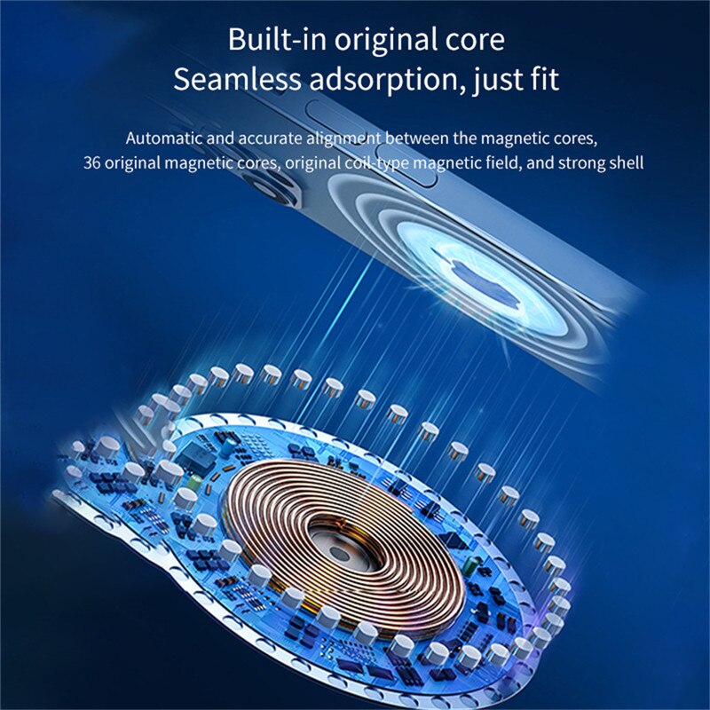 15W Magnetische Metalen Adsorptie Draadloze Oplader Voor Iphone 12Pro 12 Mini 12 Pro Max Pd 20W Eu Ons uk Snelle Oplader Plug Accessoires