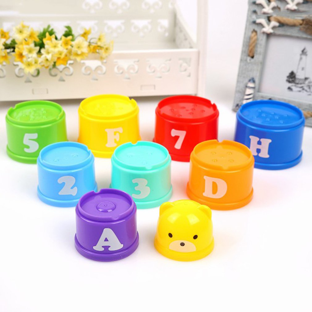 8 Pieces Croc Cups Plastic Stack Cups Printing Cups Stack Up Cups