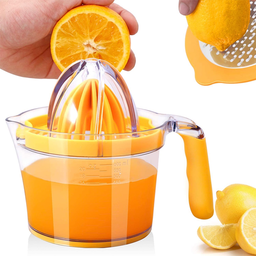 Citrus Oranje Juicer Machine Handpers Fruit Citruspers Fles 600Ml Gezond Leven Draagbare Blender Cup Keuken Gadgets