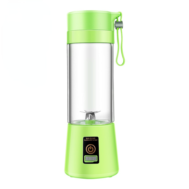 Hemkök elektrisk mixer juicepress kopp bärbar frukt smoothie milkshake mixer juicepress mini mixer: Grön