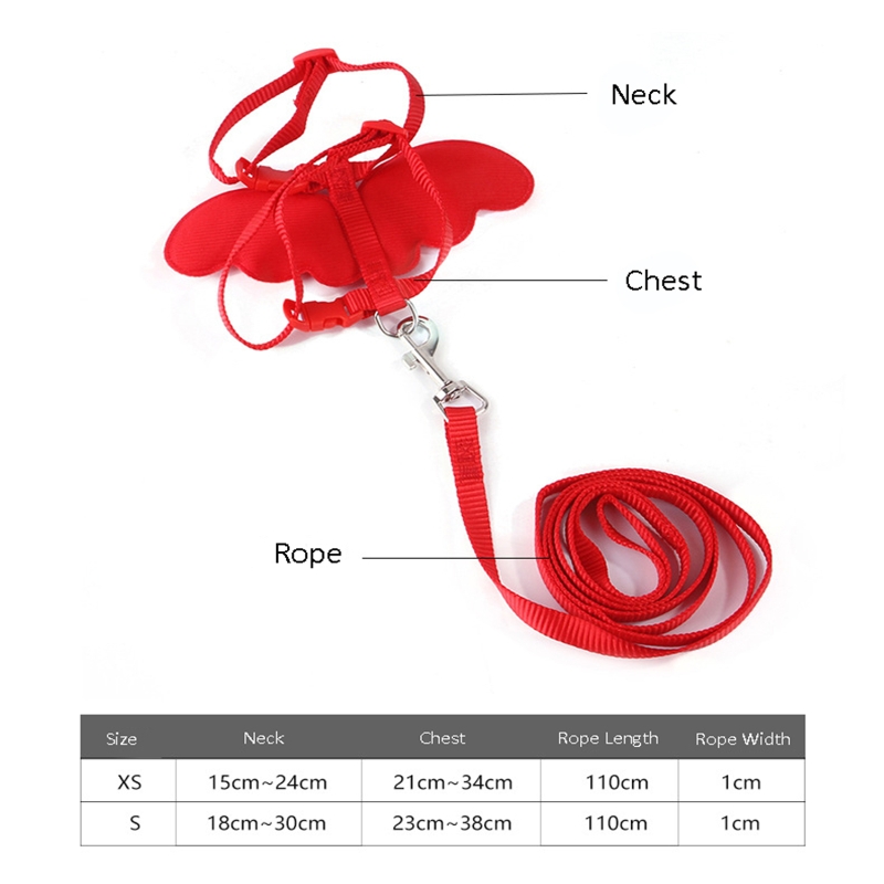 Arnés ajustable para pollo 270F con correa y alas, correa para pechera de pollo mediana, Ideal para gato, perro, gallinas, pato y ganso
