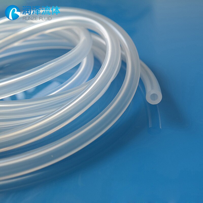 External Connection Silicone Tube High Transparency High Flexibility High Cost Performance for Liquid Transfer