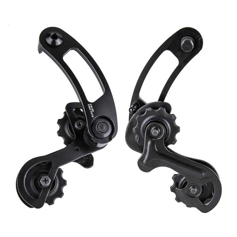 Bike Aluminum Chain Tensioner Adjustable Pulley Jockey Wheel Single Speed ​​Fixed Gear Derailleur for Bicycle N02 20