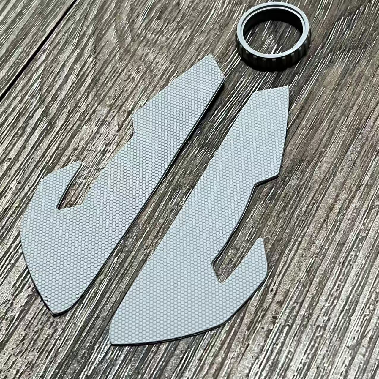 Original seitlich rutschfest für Razer Viper Ultimate kabellose Mäuse mit 3M-Aufkleber, Ersatz-Ersatzteilen, Kunststoffrolle: Grau