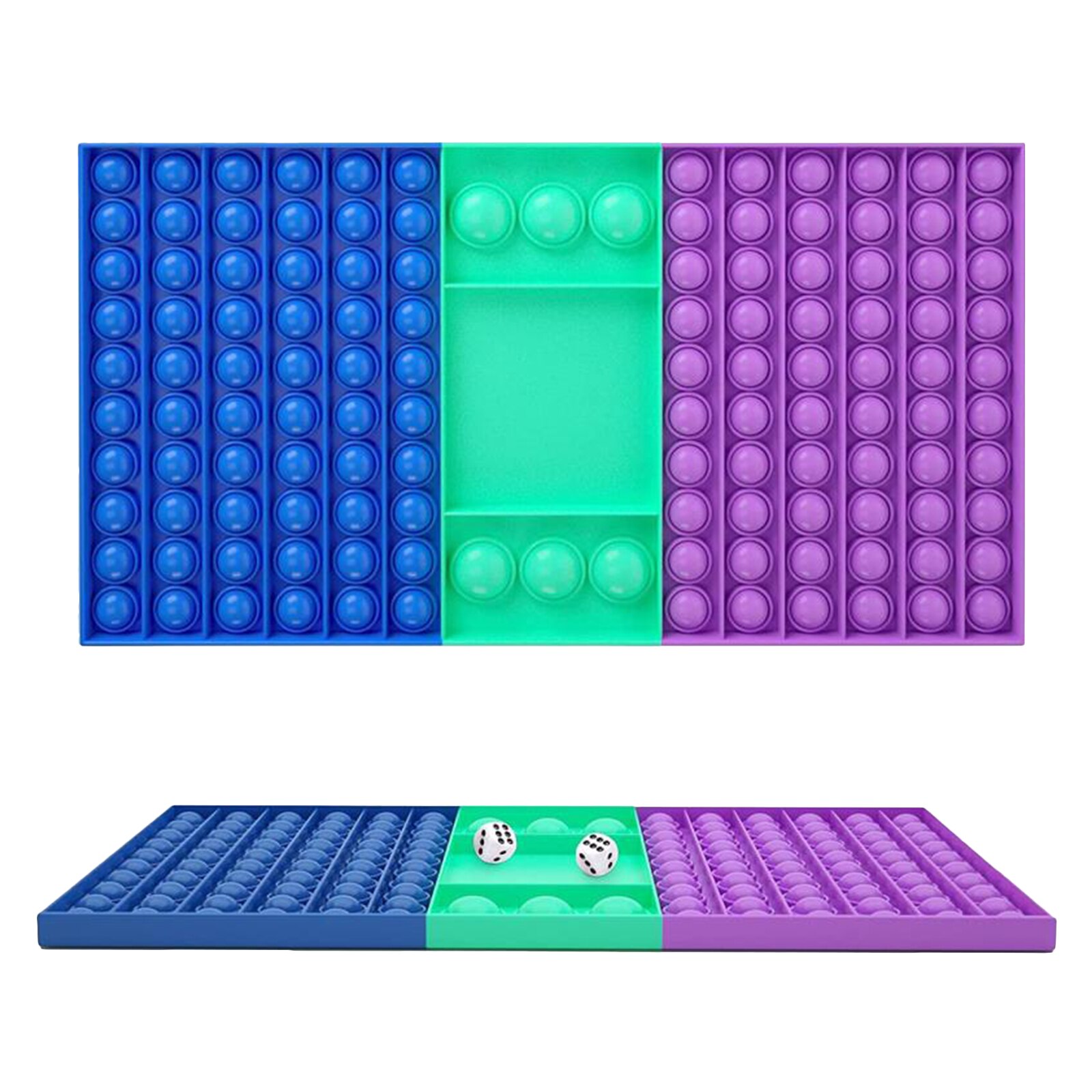 Big Size Fidget Toys Push Bubble Chess Board Stress Relief Puzzle Toy Autism Need Sensory Toys Antistress Two Players Chess Game: 15