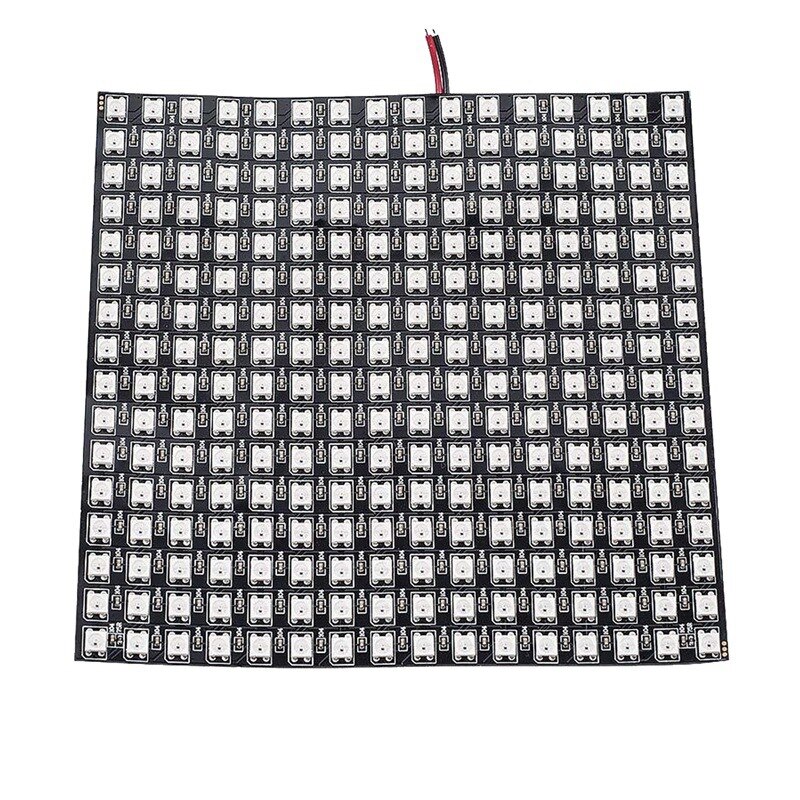 WS2812B LED RGB Flexible Pixel Panel 16X16 Individually Addressable Panel Light LED Module Matrix Sn
