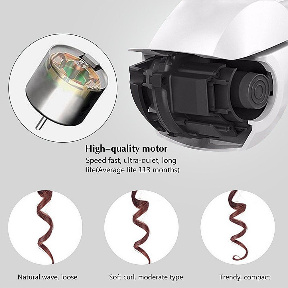 Automático spray curlers vapor líquido lcd temperatura curling ferro não machuca rolos de rolos de cabelo plasticst eleger