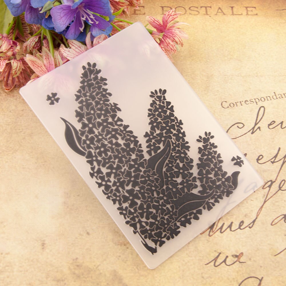 flores de fondo repujado carpetas para papeles álbum de fotos hacer tarjetas suministros DIY 3D plástico Scrapbooking troqueles de corte