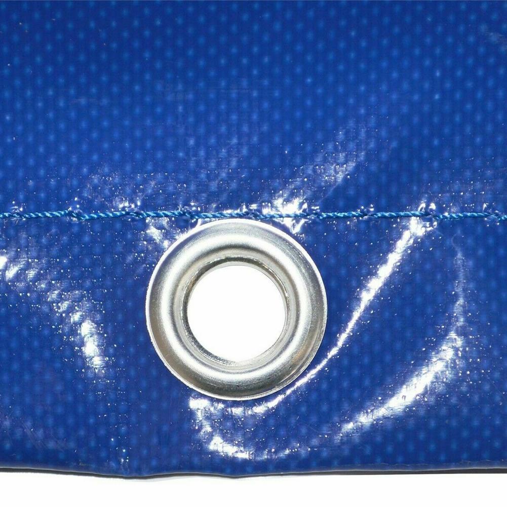 Zware Tarp Dekzeil Met Versterkte Oogjes Voor Trailer Blauw Waterdicht Vel Oxford Doek Voor Trailer Stofkap