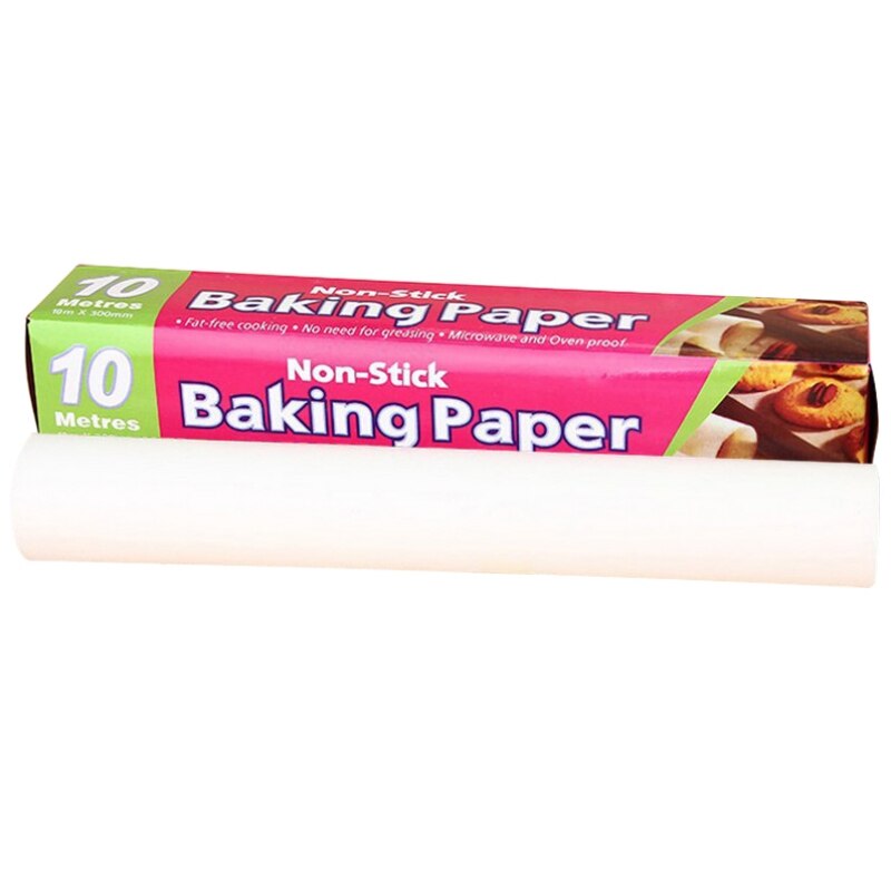 5m/10m/20m doble cara hornear alimentos silicona aceite papel hornear aceite papeles barbacoa papel acondicionado papel aceite PaperHOT1