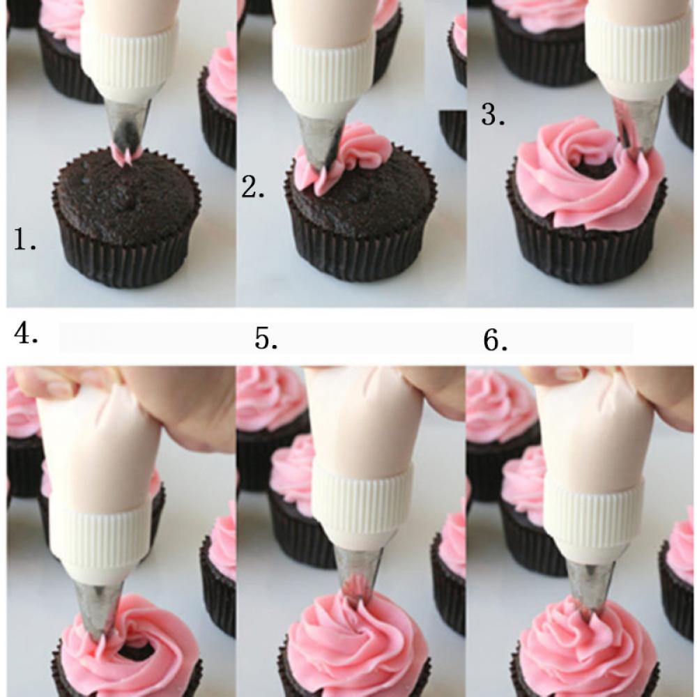 Stainless Steel Flower Tips Cake Nozzle Cupcake Sugar Crafting Icing Piping Nozzles Molds Pastry Tool