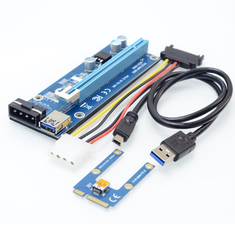 Mini PCIe to PCI express x16 Riser for Laptop External Graphics Card GDC Miner mPCIe to PCI-e slot Expansion Card