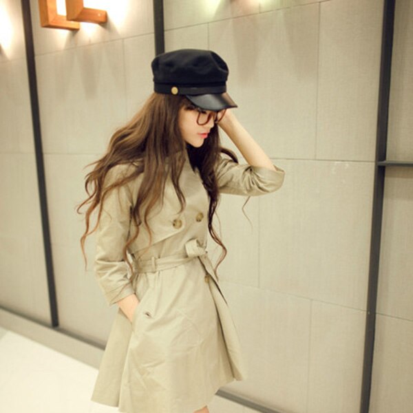 Men Women Casual Cap Flat Top Vintage Simple Chic Breathable Hat TT@88
