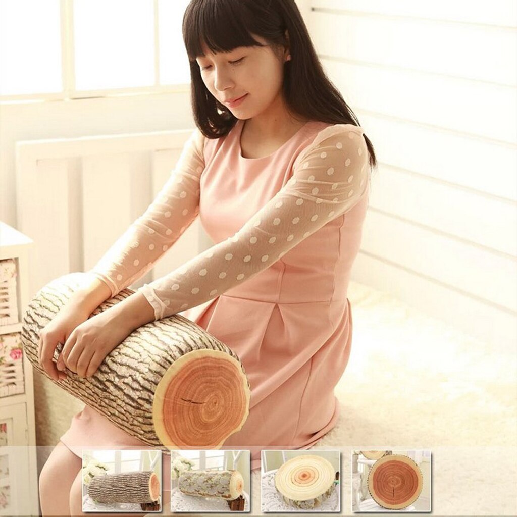 1 sztuka kreatywny 3D poduszka z pianki pamięć kikut Coussin okrągłe krzesło siedziba dziecko sypialnia narzuta na kanapę poduszka