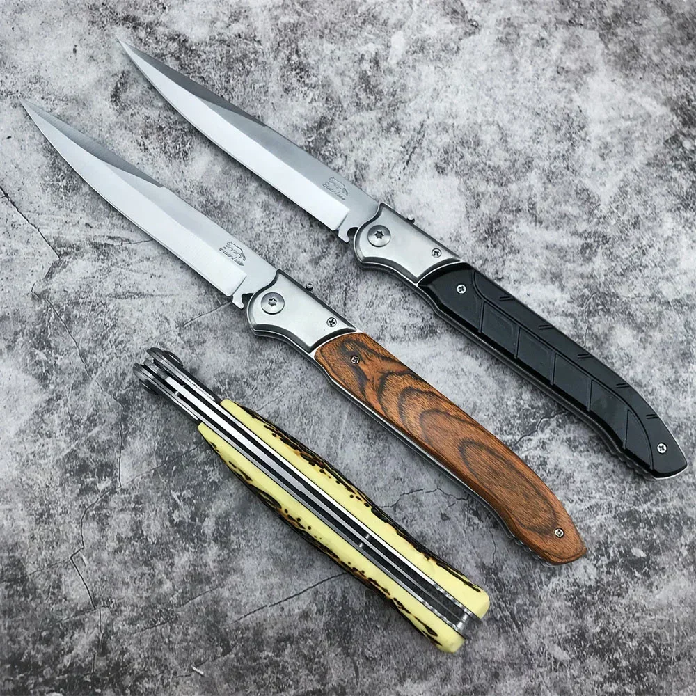 Küchentaschenmesser Russisches EDC-Klappmesser 420 Stahl Clip Point Blade Kochmesser Utility Schneidwerkzeuge Scharfe Früchte 3 Stile