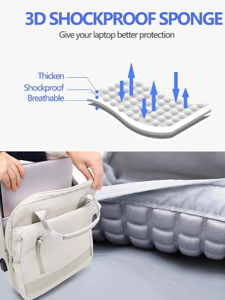15.6 Inch Laptop Backpack For Women, USB Charging Port Business Backpack For Wrok Travel , College Bag For Men Women