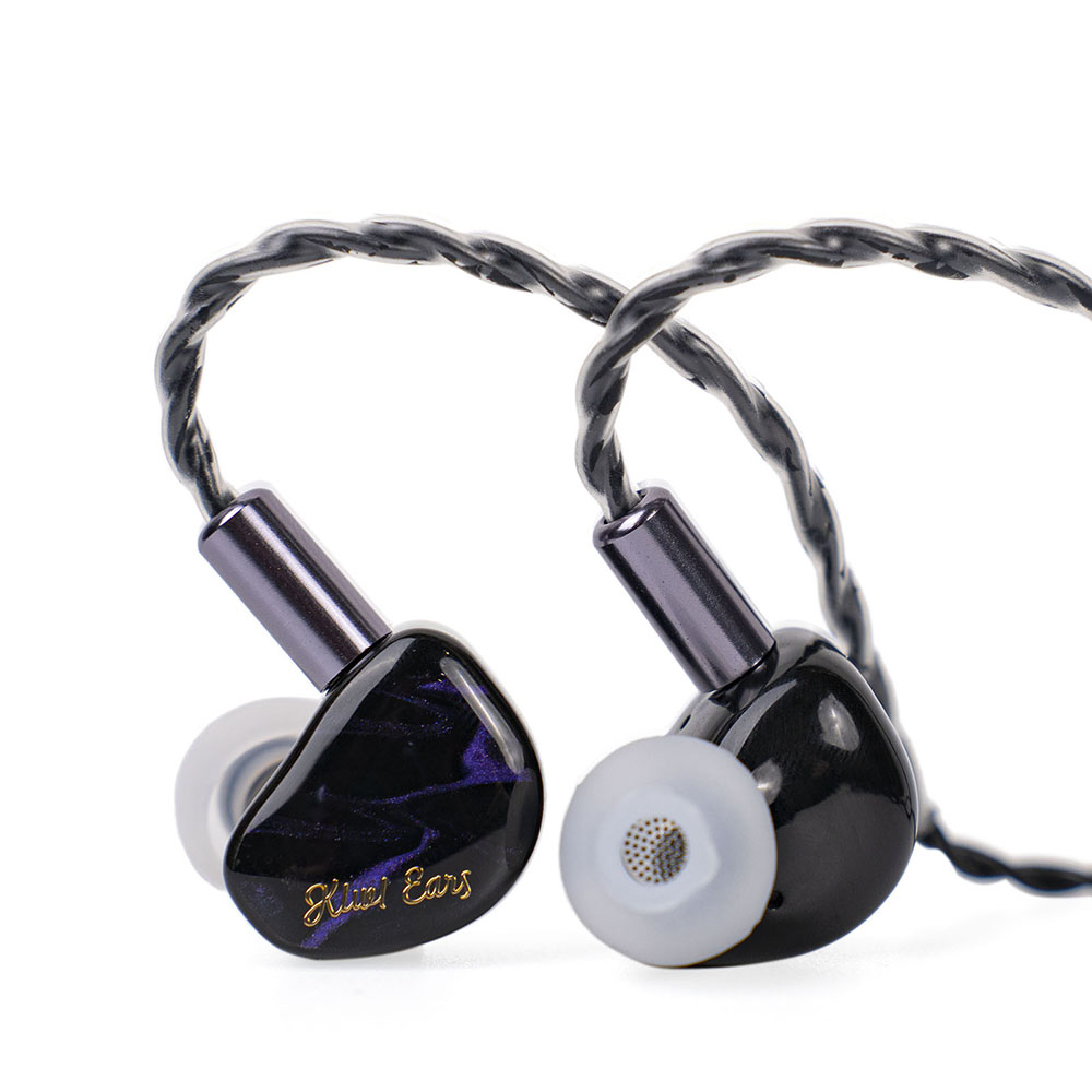 Kiwi Ears Cadenza-Cable de cobre trenzado IEM de 4 núcleos, controlador dinámico de berilio de 10mm, con terminación de un solo extremo de 3,5mm