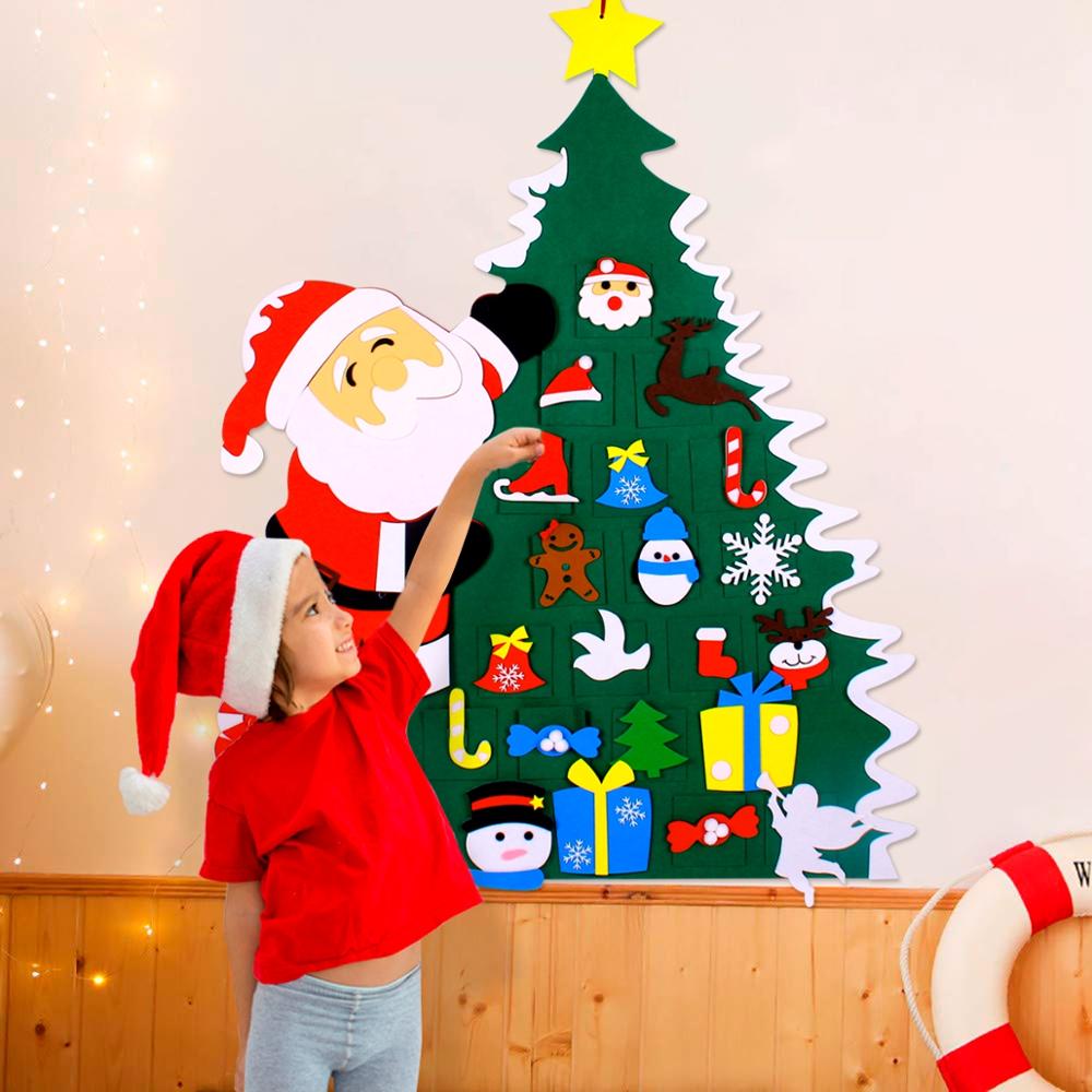 Qifu filt julgran jultomten god jul inredning för hemmet navidad natal kesrt träd jul gott år 2022