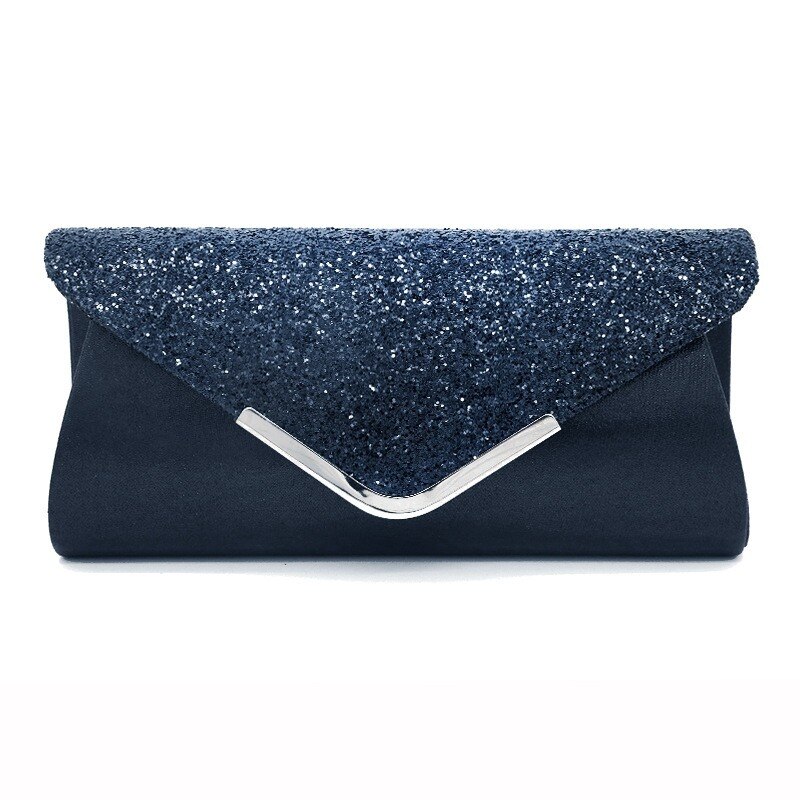 Women Evening Clutch Bag Female Crystal Day Clutch Wedding Purse Party Banquet Black Gold Silver Clutches Bag Sequin Shoulder