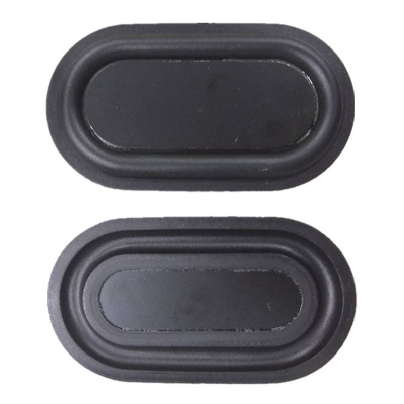 2 stuks ovale basmembraan rubberen passieve radiator basvibratieplaten 2040-6090 n0hc
