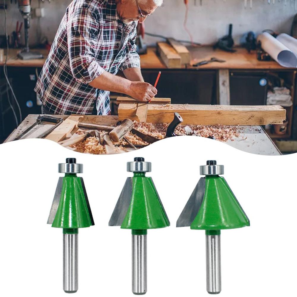 3 sztuk/zestaw cholewka fazowania frez 15 22.5 30 stopni frez nóż robić drewna Woodorking fragment obrabiarki