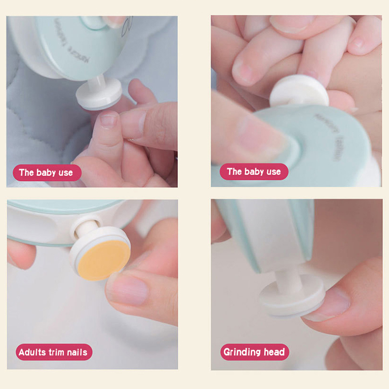 Elektrische Nagel Trimmer freundlicher Schere Kleinkind Nagel Cutter Werkzeuge Sicher Baby Pflege Fingernagel Haarschneidemaschine Cutter Newbron Polierer Manikübetreffend