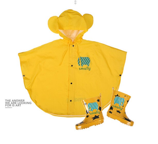 Nouveaux enfants imperméables filles et garçons Poncho pour 1-8 ans enfants Nylon Sports de plein air vêtements de pluie
