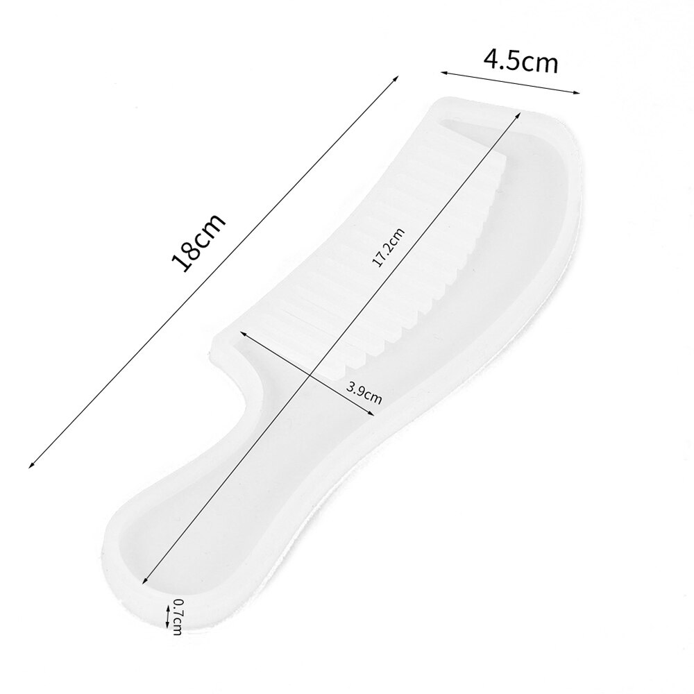DIY handcraft peine espejo peine silicona molde de resina epoxy 1pc flexible y durable