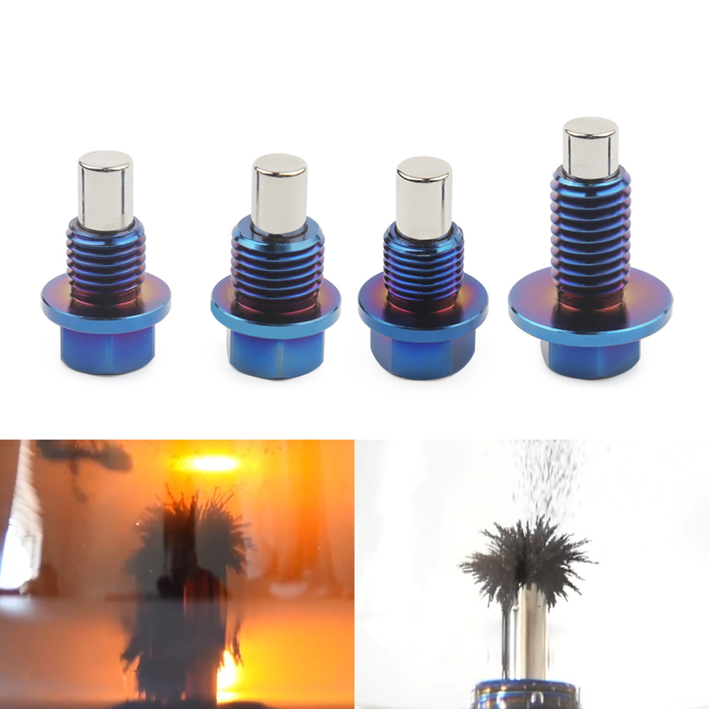 Titanium alloy magnetic oil release plug oil release nut M12*1.25 M12*1.5 M12*1.75 M14*1.5 oil release bolt