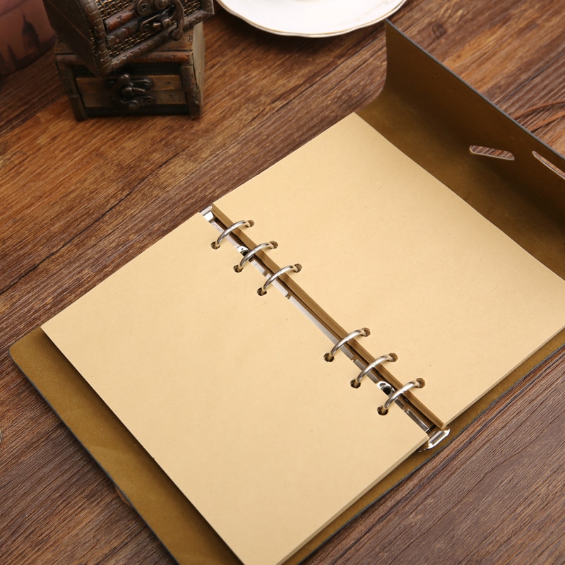 Vintage Pirate A5 Agenda Agenda avec couverture en Faux cuir Filofax carnet de notes pour l'école coréenne papeterie ou voyageur