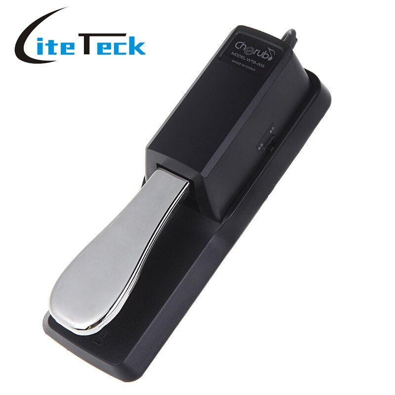 Piano Keyboard Sustain Pedal Damper Chrome Plated Pedal & Plastic Shell Musical Instruments