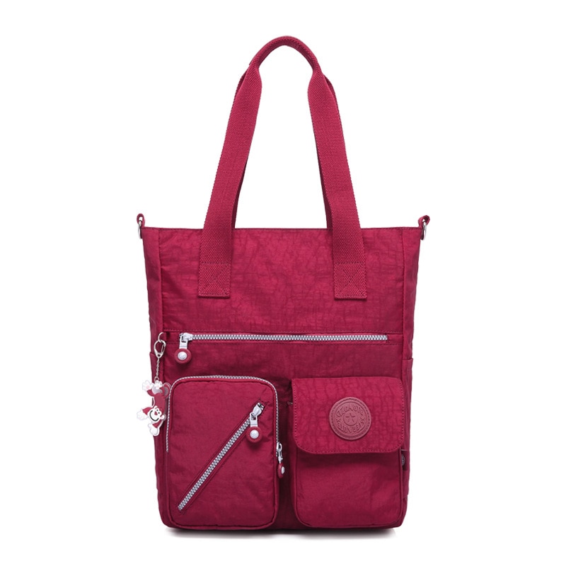 Women Top-handle Shoulder Bag Handbags Famous Brand Nylon Female Casual Shopping Tote Bolsas Sac A Main: 5