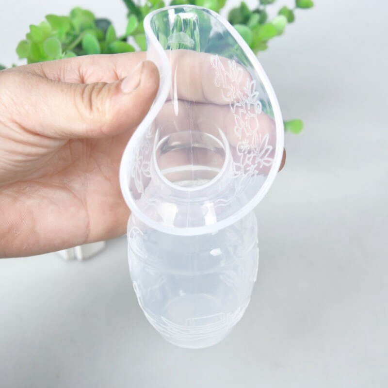 Baby Zachte Siliconen Voeden Handkolf Borstvoeding Hoge Quaity Baby Baby Voeden Melk Saver Zuig Fles Voeden