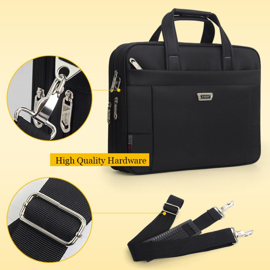 Business Bags Waterproof Classic Men&#39;s Shoulder Work Handbag Men Briefcase Laptop Bag Bolsa Women Oxford Handbags