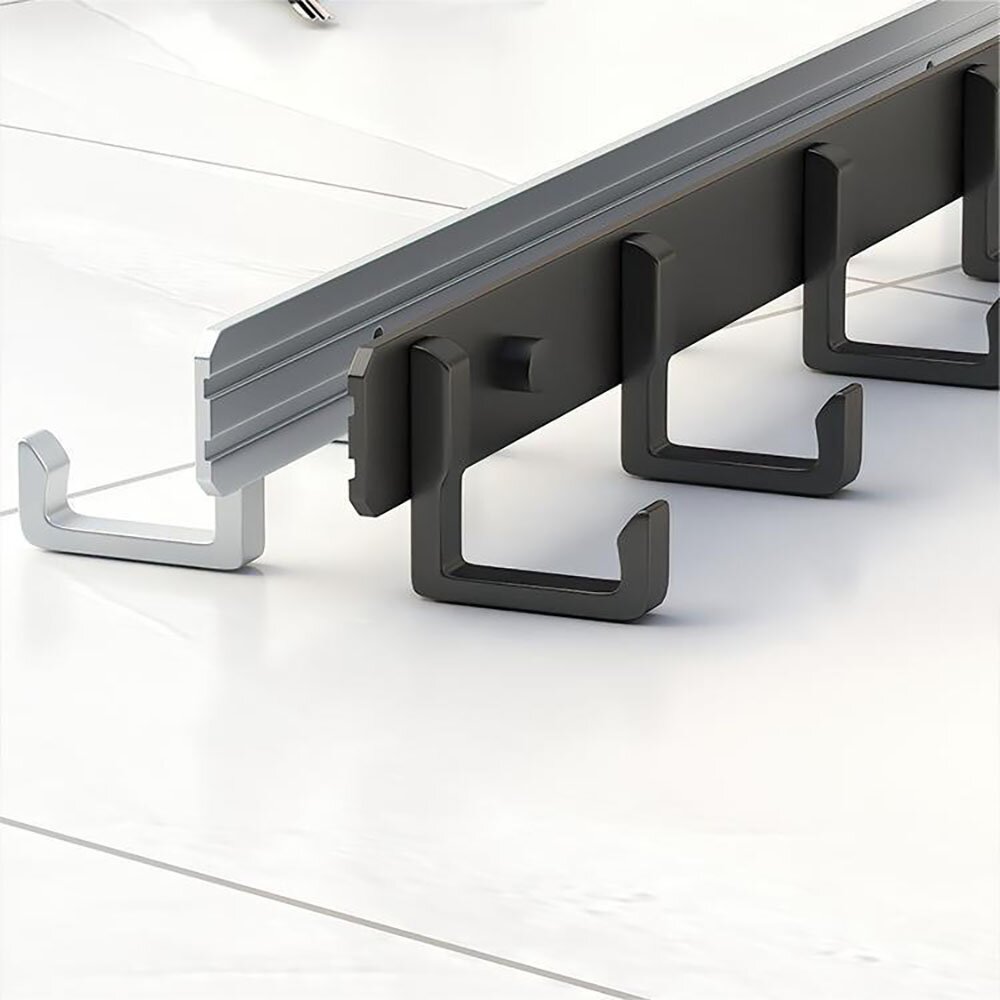 Perchas para cocina y baño, ganchos adhesivos portadores, toallas adhesivas fuertes, paredes de baño sin perforaciones montadas en la pared