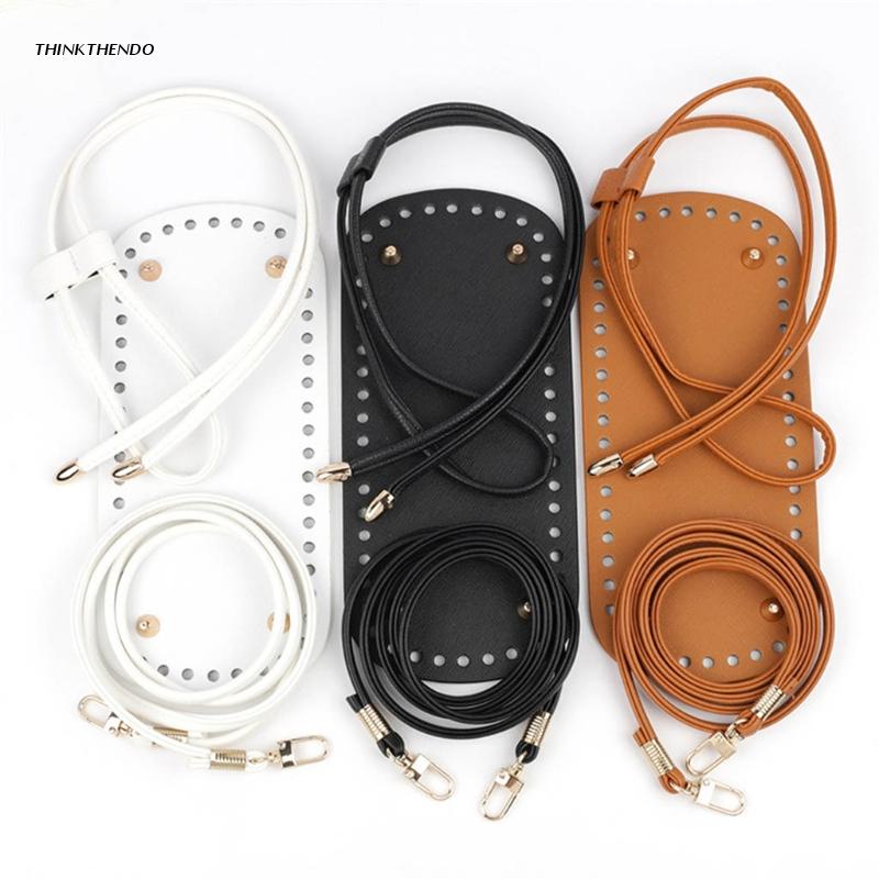 Pu lærveske bunn gjør-det-selv-veske lage tilbehør strikke hekle vesker diy hekle bøtte bag