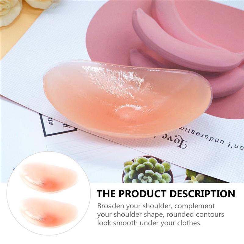 1 Paar Silicone Schouder Push-Up Pads Adhesive Schouder Enhancer Schoudervullingen