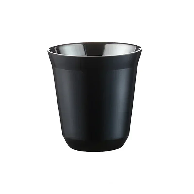 80/160/250 ml Outdoor Camping Espresso Becher Verdickt 304 Edelstahl Doppel Wand Isolierung Kaffee Tasse Tee tasse: Blau / 301-400ml