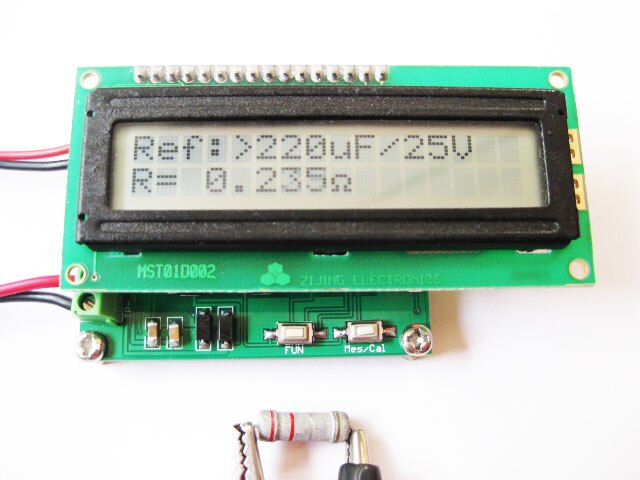 Testeur de résistance interne de batterie + + + ESR, testeur de Milliohm, détecteur de ligne de condensateur ESR