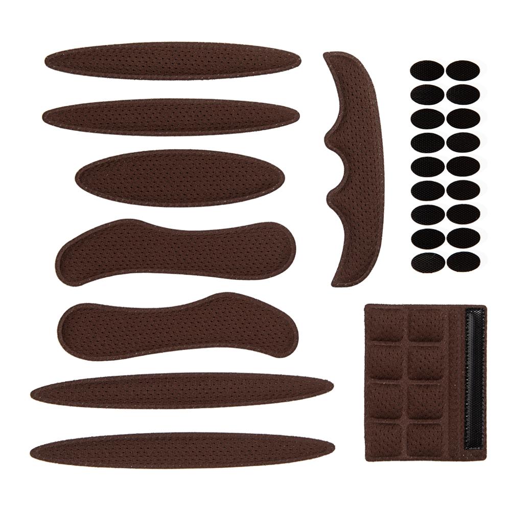 Helmet Padding Kit 27Pcs Bicycle Replacement Universal Foam Pads Set Liner Mats for Bike Motorcycle Cycling Helmet: Brown