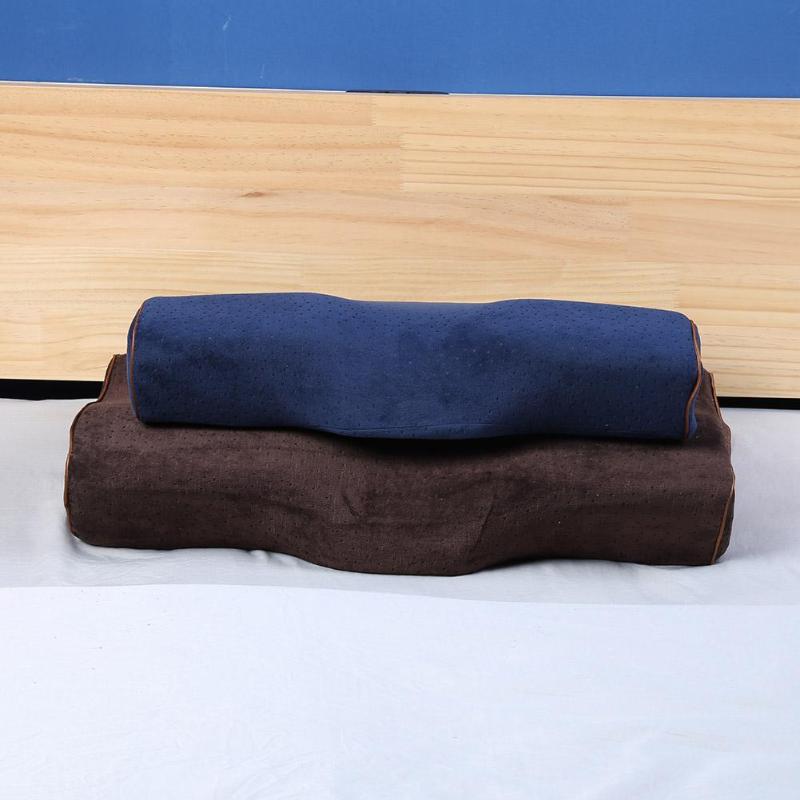 Memory Foam Orthopedic Neck Pillow Slow Rebound Neck Protection Soft Cervical Health Care Cervical Orthopedic Neck Foam Massage