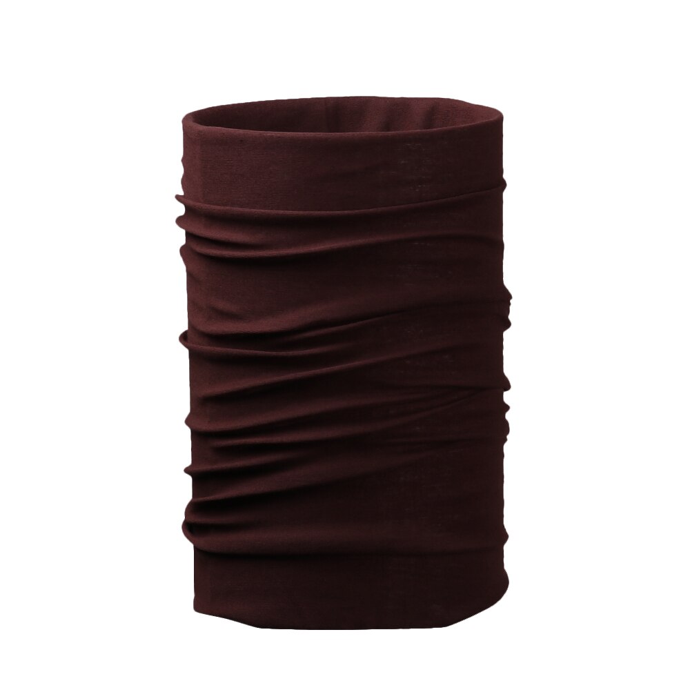 Multiuse Unisex Outdoor Neck Tube Warmer Scarf Outdoor Sport Bicycle Cycling Riding Magic Headband Sports Scarves Cycle Bandana: Coffee