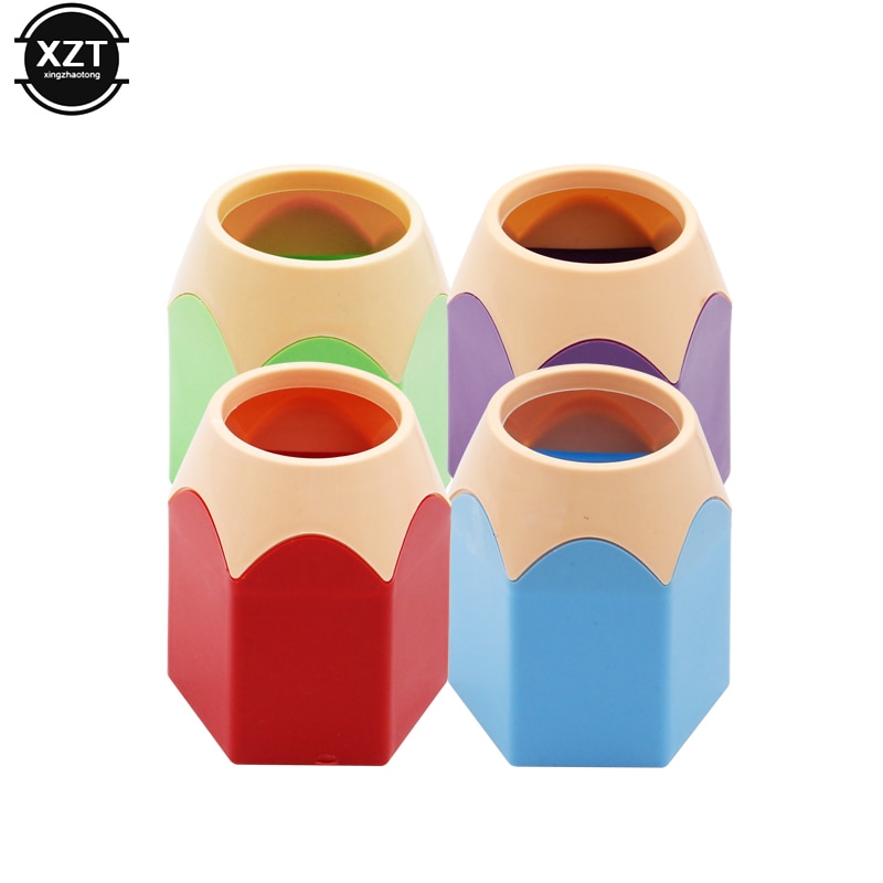 Novedad de , jarrón para bolígrafos, bote para lápices, soporte para brochas de maquillaje, artículos de papelería, contenedor para ordenar, suministros de oficina