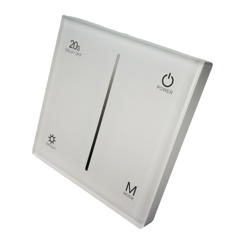 Led Triac Dimmer 220V High Voltage 100-240V AC Input Trailing Edge Dimming Wall Mount Touch Panel Led Triac Dimmer S1-T