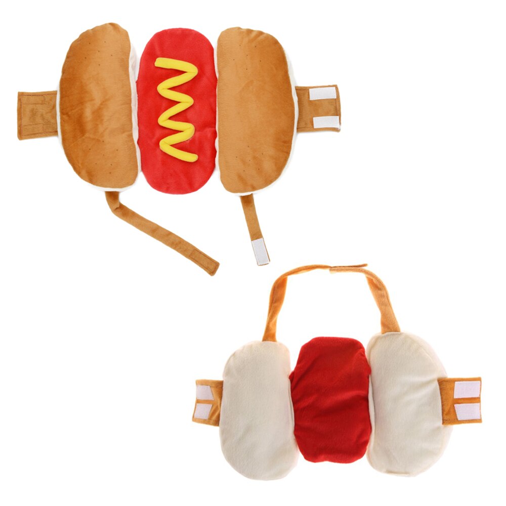 Disfraz de hamburguesa S/M/L para perro , ropa para Perros y Gatos, ropa para Perros y Gatos pequeños y medianos