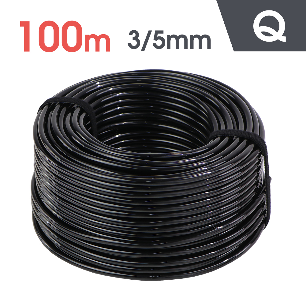 MUCIAKIE 10–100 m Gewächshaus-Tropfbewässerungsset 4-Wege-3/5-mm-Tropfpfeil 2-Wege-Absender-Bewässerungssystem für Topfgartenrasen 1 l/h: Braun