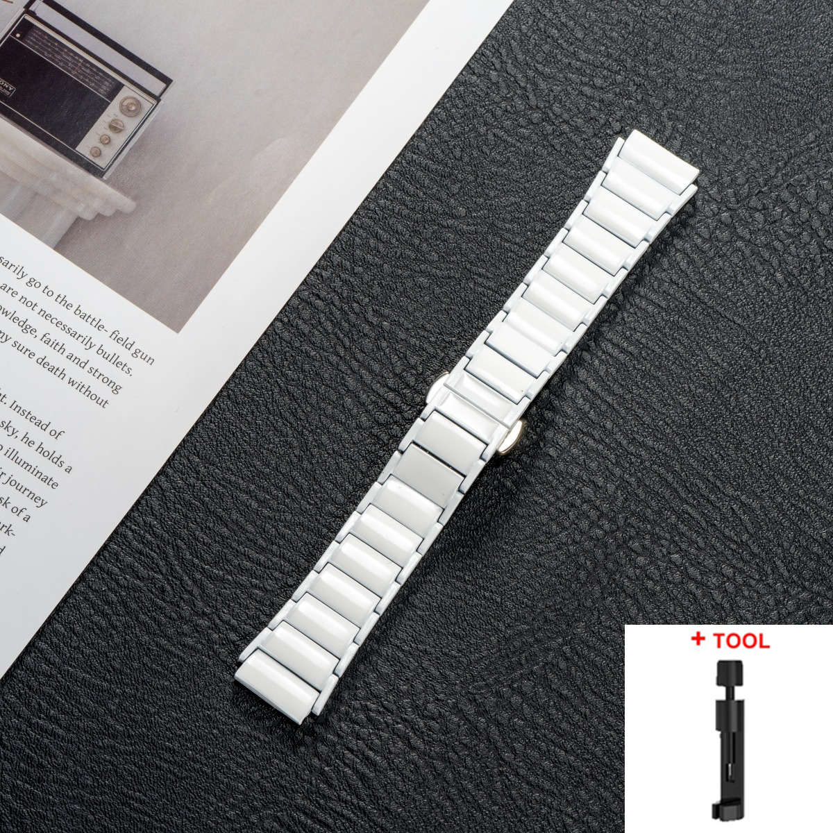 18mm Luxury Ceramic Strap for Huawei Watch 5 GT5 Pro 42mm Butterfly Buckle Wristband For Huawei GT5 GT4 41mm Band