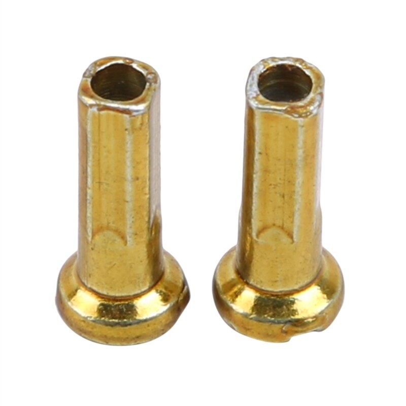 50 piezas de hierro y cobre casquillo de radio 14mm MTB Carretera de montaña bicicleta ciclismo pezones radios de equipo de equitación Accesorios